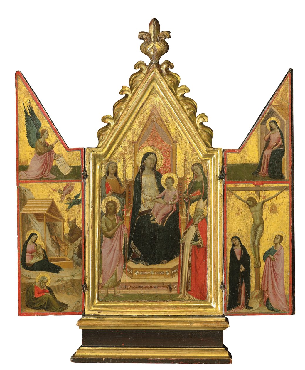 Triptichon (tempera arany alapon) alkotó: Taddeo Gaddi