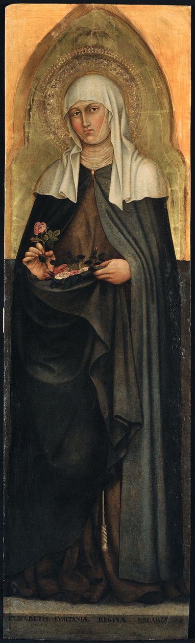 Türingiai Szent Erzsébet, 1403. alkotó: Taddeo di Bartolo