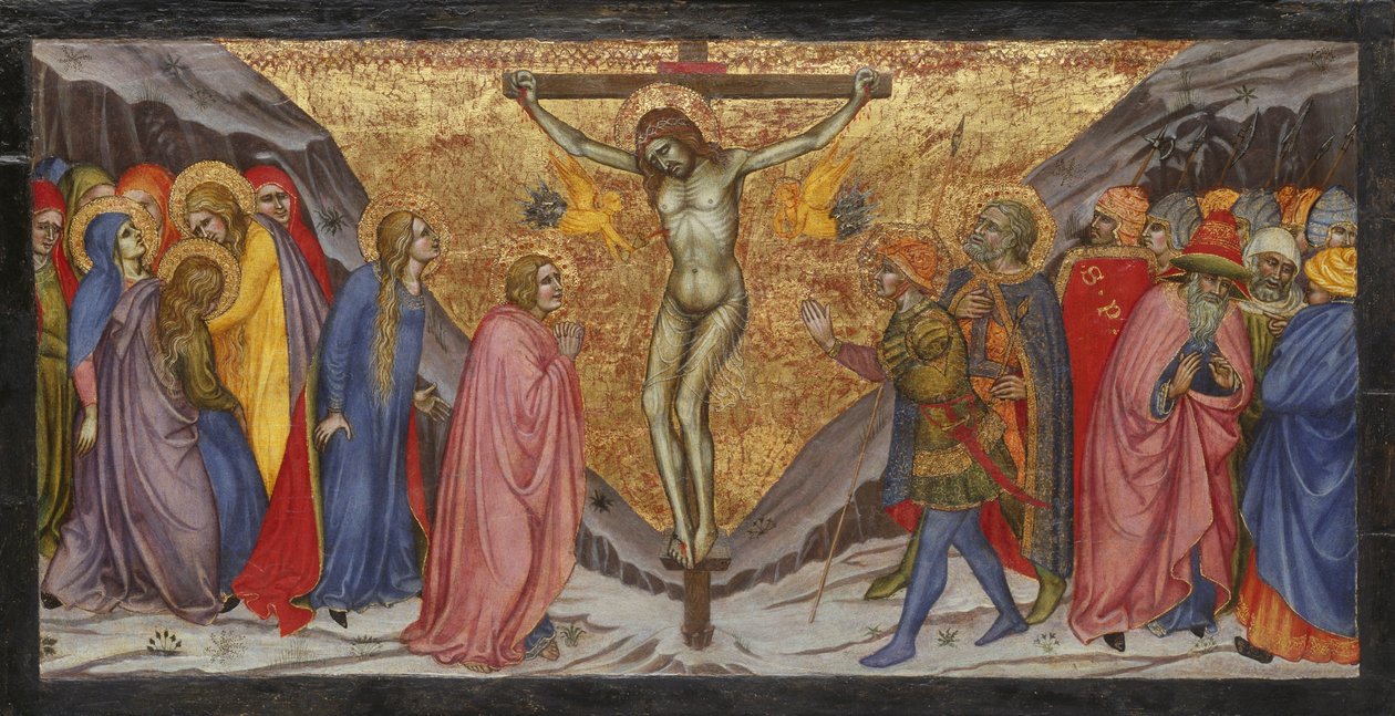 A keresztre feszítés alkotó: Taddeo di Bartolo