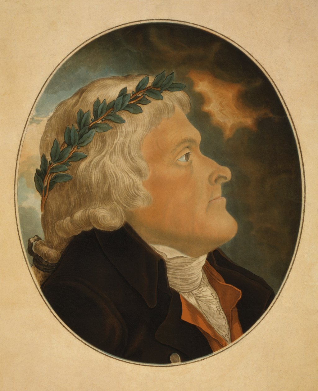 Thomas Jefferson, Michael Sokolnicki (1760-1816) metszet (akvatinta) alkotó: Tadeusz Kosciuszko