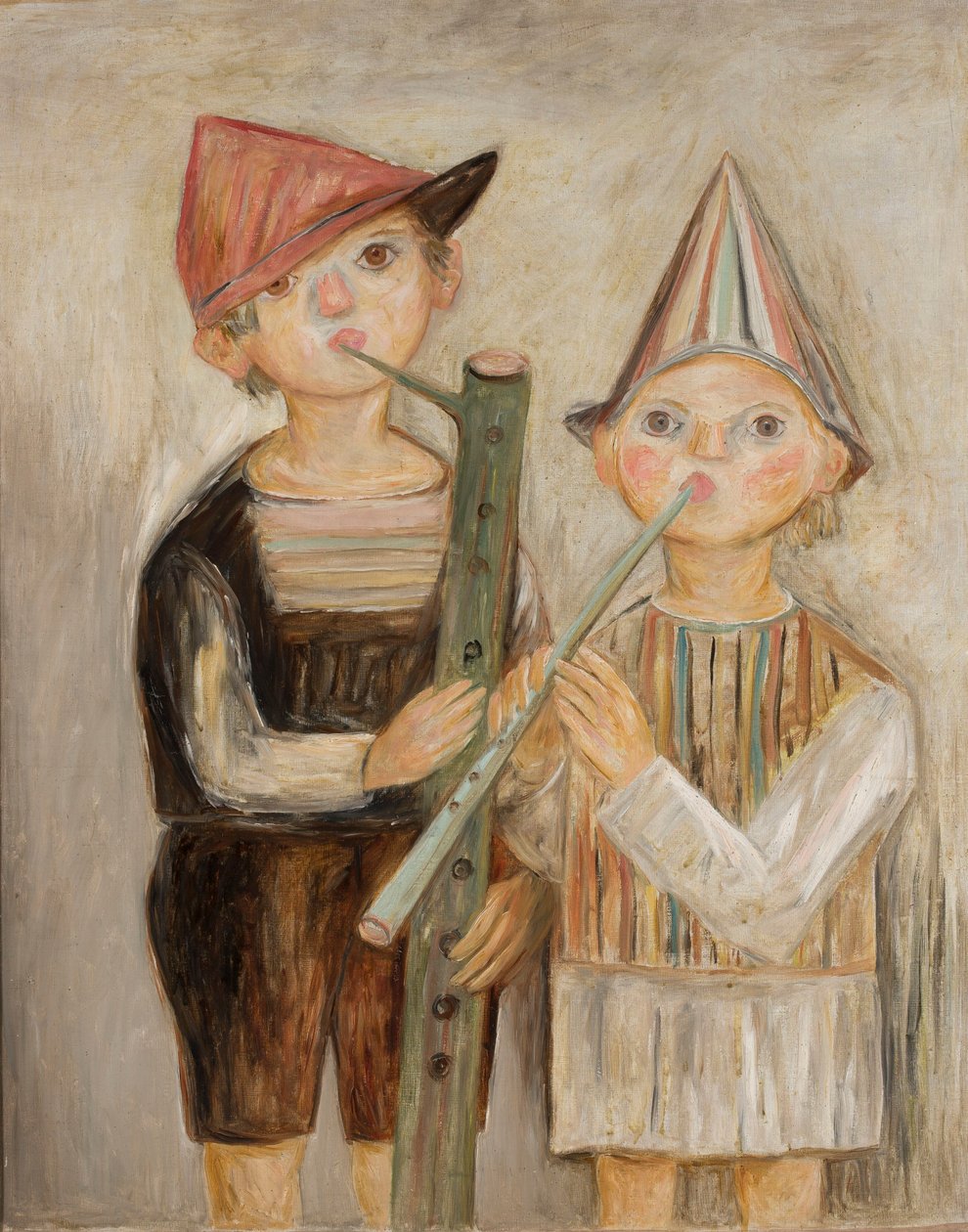 A fuvolás fiúk alkotó: Tadeusz Makowski