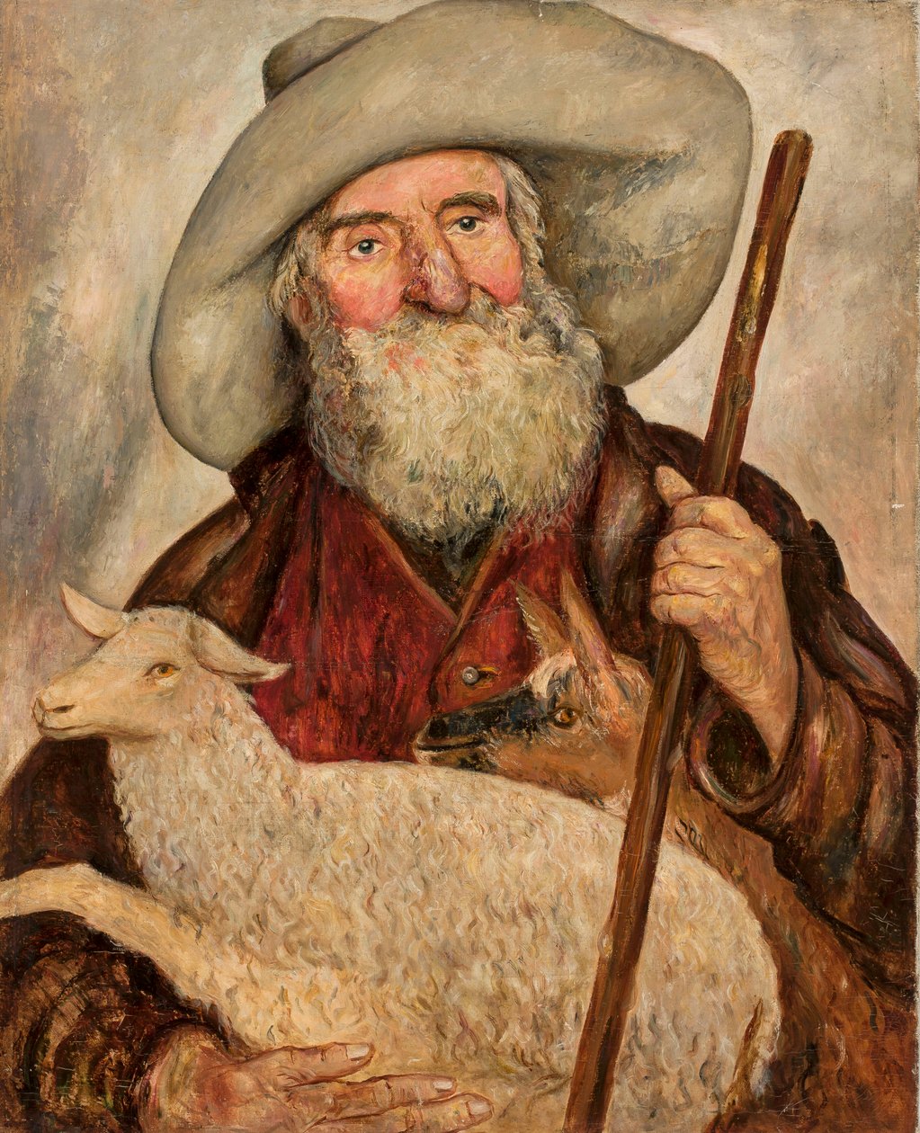 A jó pásztor alkotó: Tadeusz Makowski