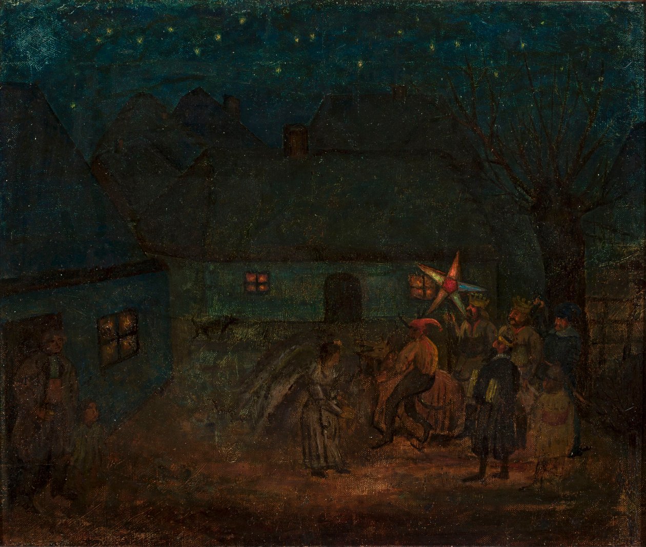 Krakkói betlehemi jelenet alkotó: Tadeusz Makowski