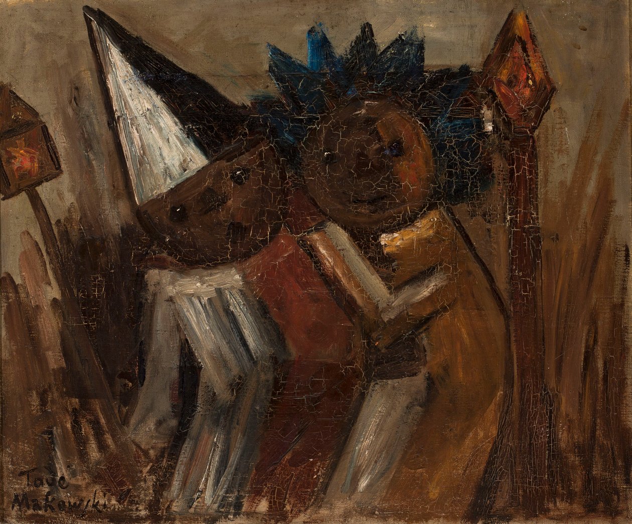 Zsíros csütörtök (Mardi Gras) alkotó: Tadeusz Makowski