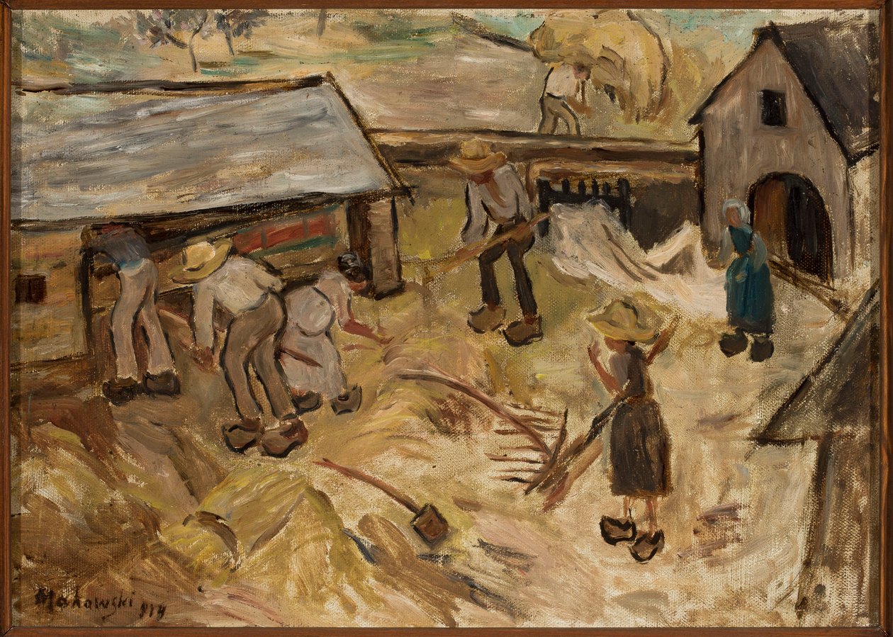 A betakarítás alkotó: Tadeusz Makowski