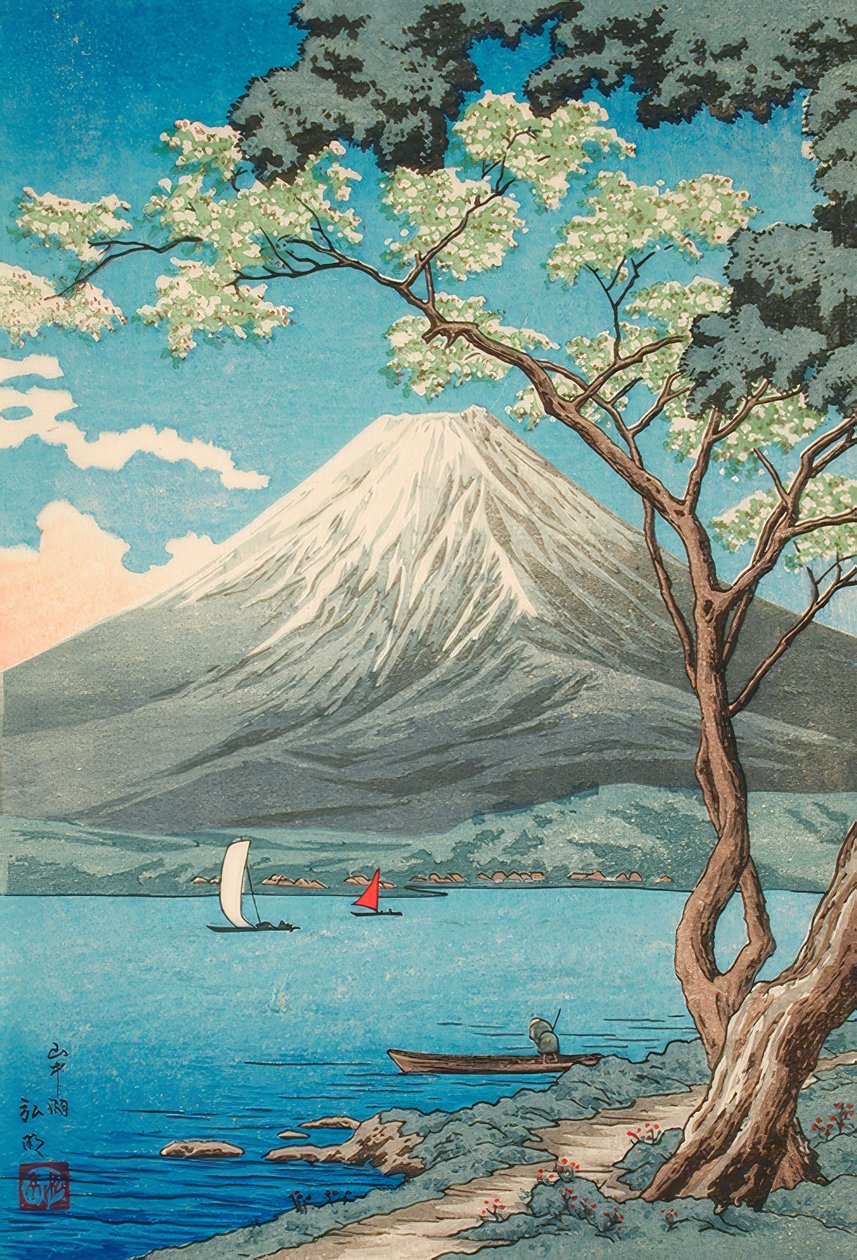 Mt. Fuji vo m Yamanaka-See alkotó: Takahashi Hiroaki