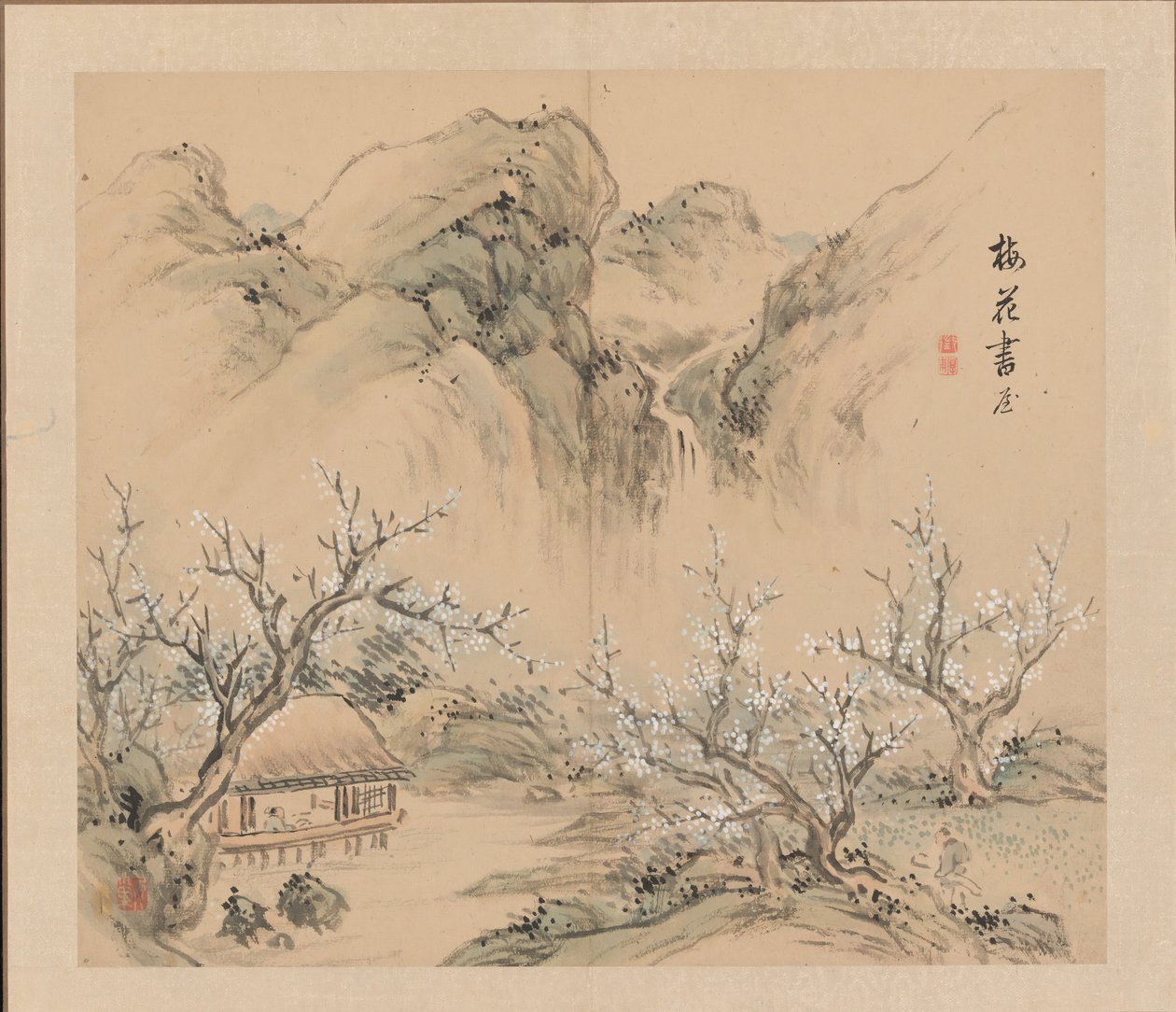 A négy évszak tájai, 1833. alkotó: Takaku Aigai