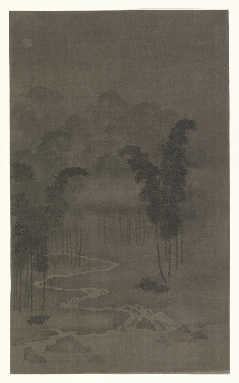 Bambusz erdő éjszaka alkotó: Tan Zhirui (attributed to)