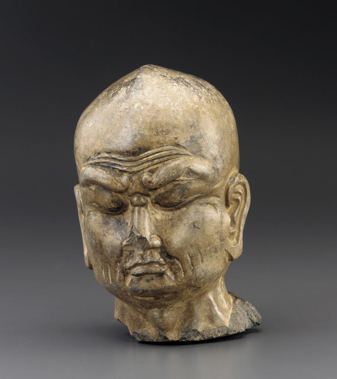 Egy Luohan vezetője, 700-750 körül alkotó: Tang Dynasty Chinese School