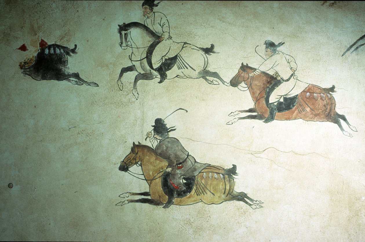 Zhang koronaherceg sírja, Shenlong 2. éve, Tang-dinasztia, 618-907 alkotó: Tang Dynasty Chinese School