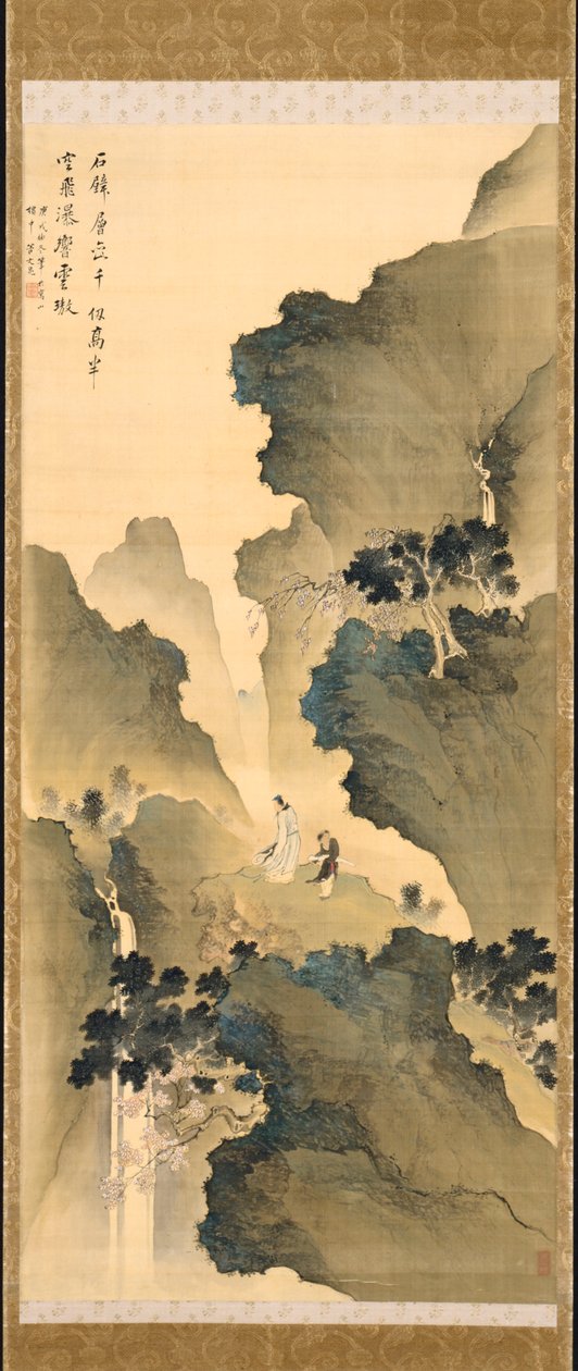 Vízesést nézni, 1790. alkotó: Tani Bunch