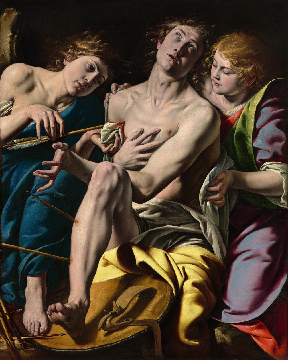 Szent Sebestyén alkotó: Tanzio da Varallo