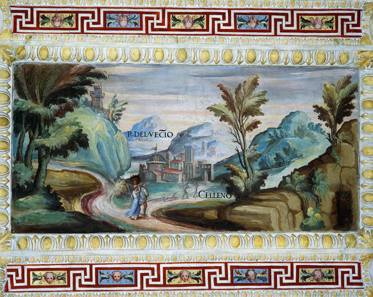 Kilátás Cellenóra alkotó: Tarquinio Ligustri