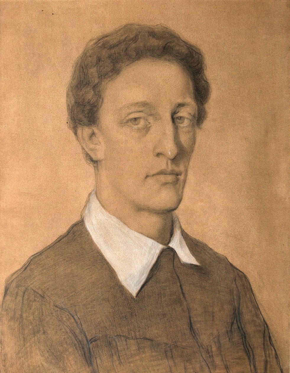 Alexander Blok költő portréja, 1880-1921, 1906. alkotó: Tatyana Nikolaevna Gippius