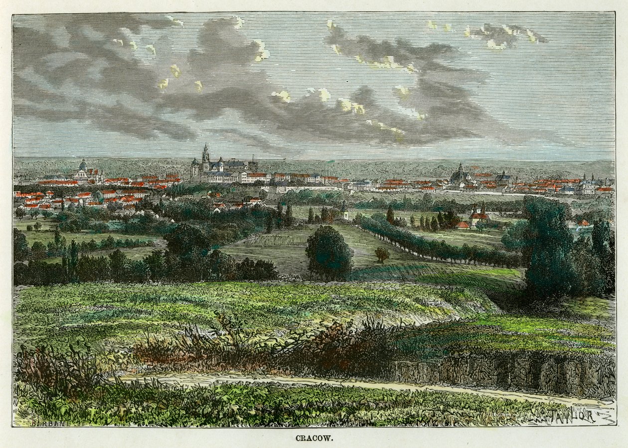Krakkó, Lengyelország, 1880. alkotó: Taylor