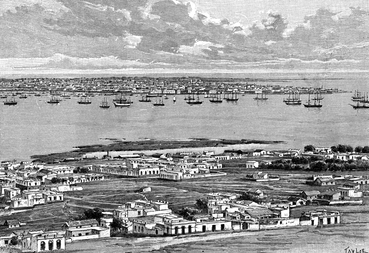 Montevideo, Uruguay, 1895. alkotó: Taylor