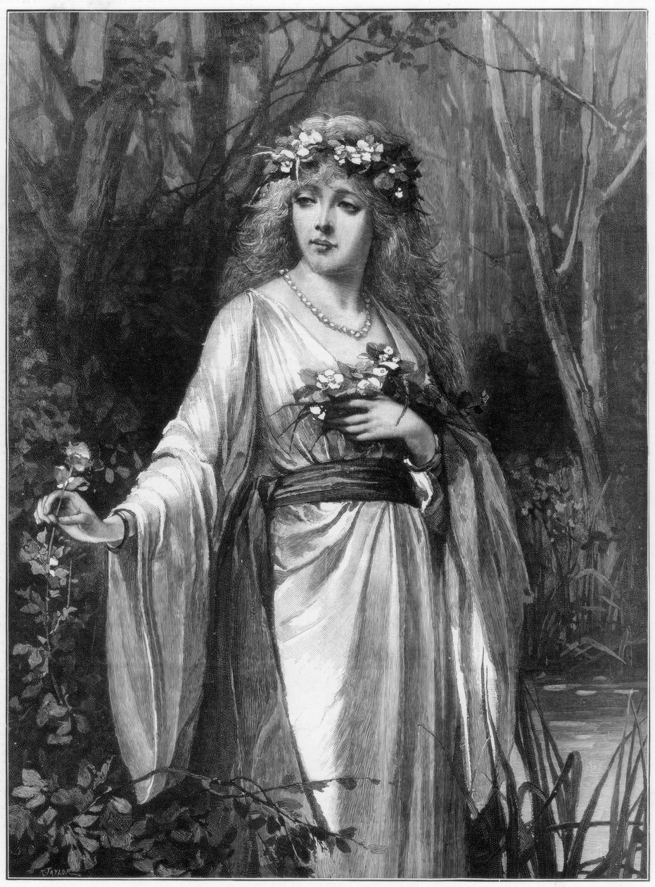 Ophelia, 1892 alkotó: Taylor
