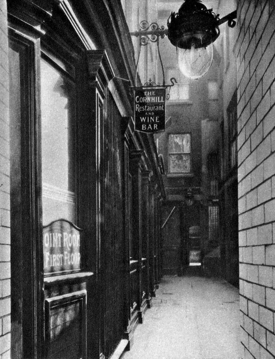 The George and Vulture taverna, London, 1926-1927. alkotó: Taylor