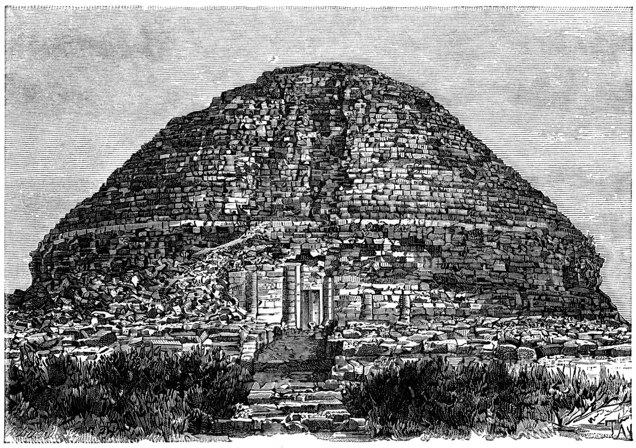 A keresztény hölgy sírja, Kolea, Algéria, 1890 alkotó: Taylor