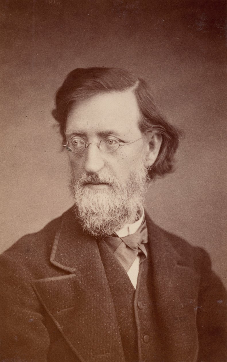 John Peter Lesley portréja 1819-1903, 1875. december. alkotó: Taylor and Brown
