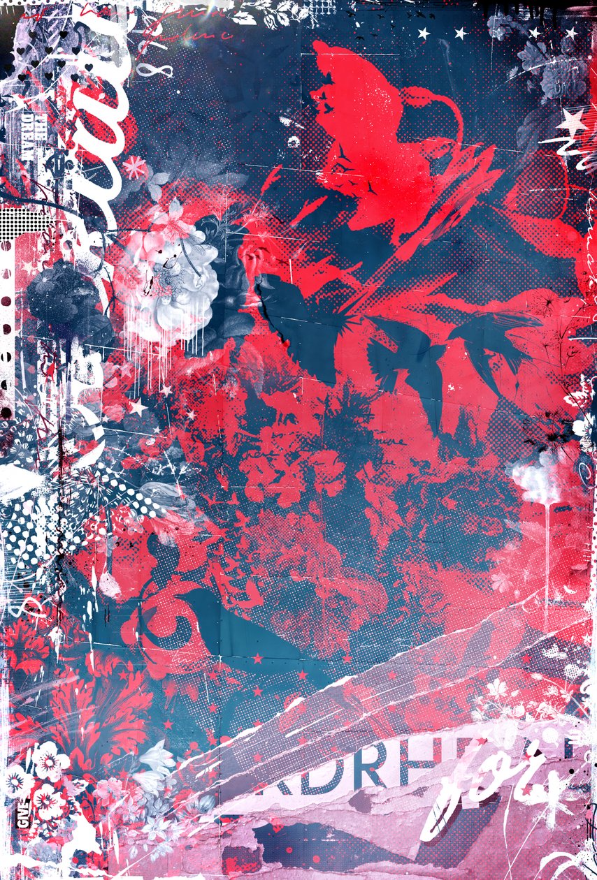 Beyond Leisure, 2015 (kollázs, vászon) alkotó: Teis Albers