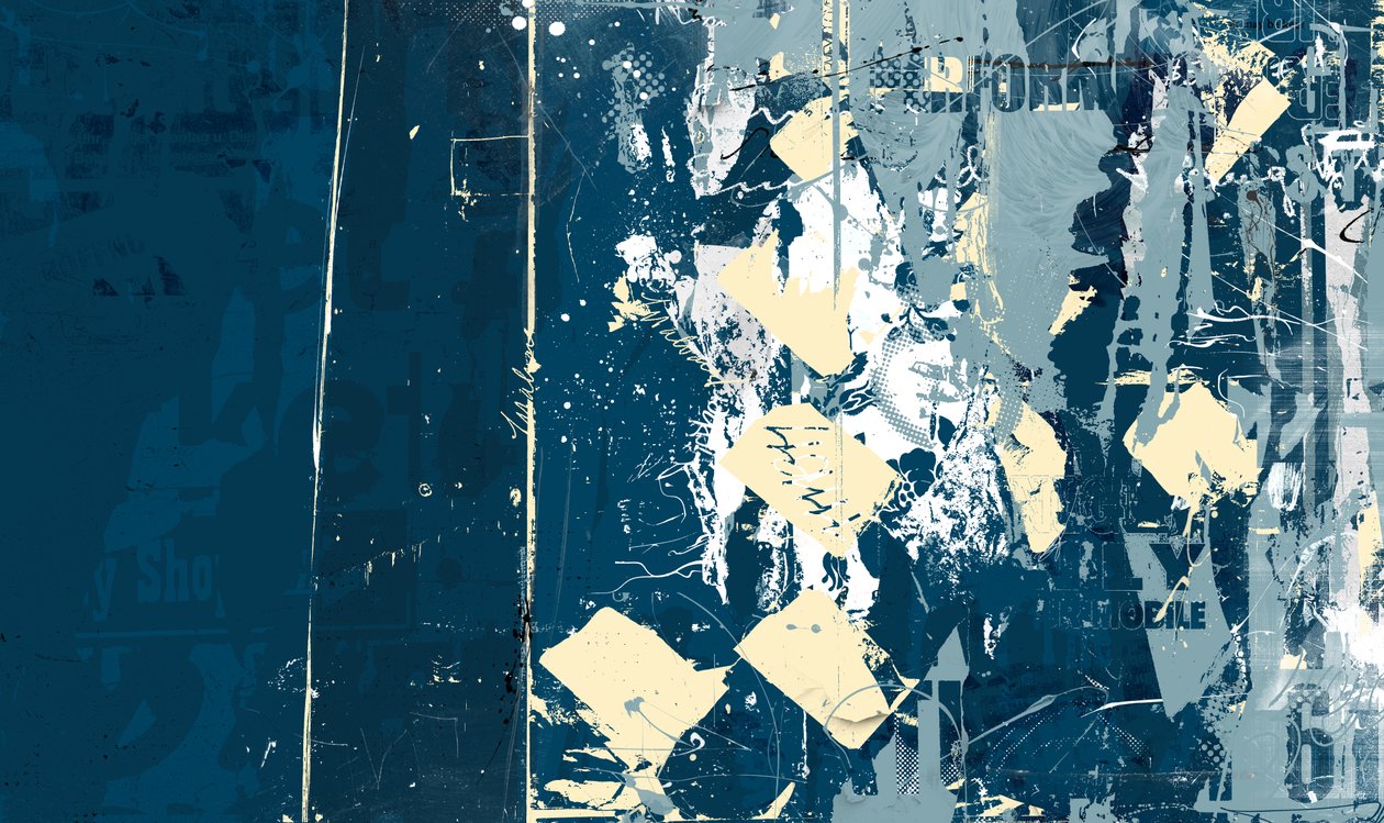 Quilty, 2014 (kollázs, vászon) alkotó: Teis Albers