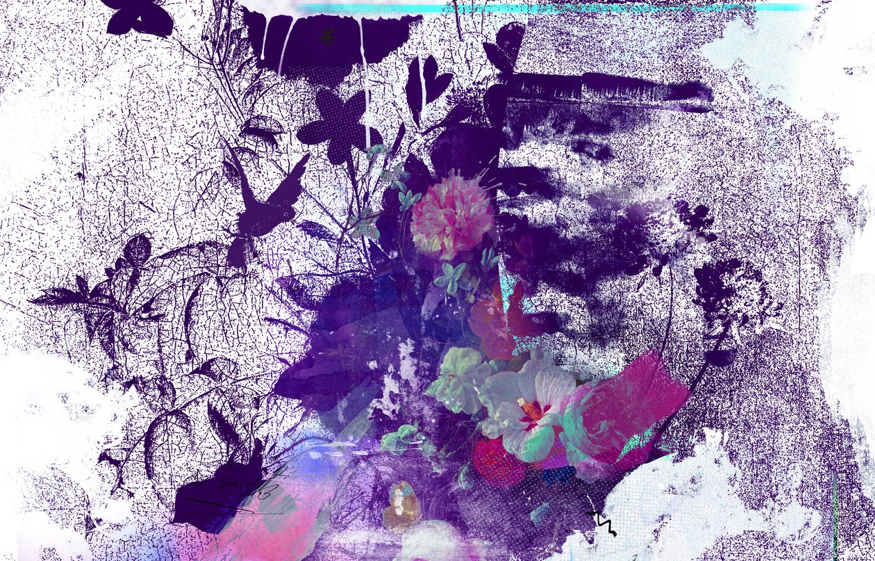 Tree Vein, 2016 (vegyes technika, vászon) alkotó: Teis Albers