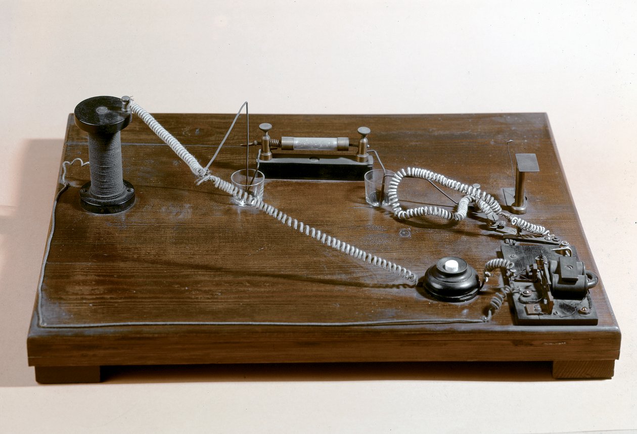 A fémpor Coherer Marconi alkotó: Temistocle Calzecchi Onesti