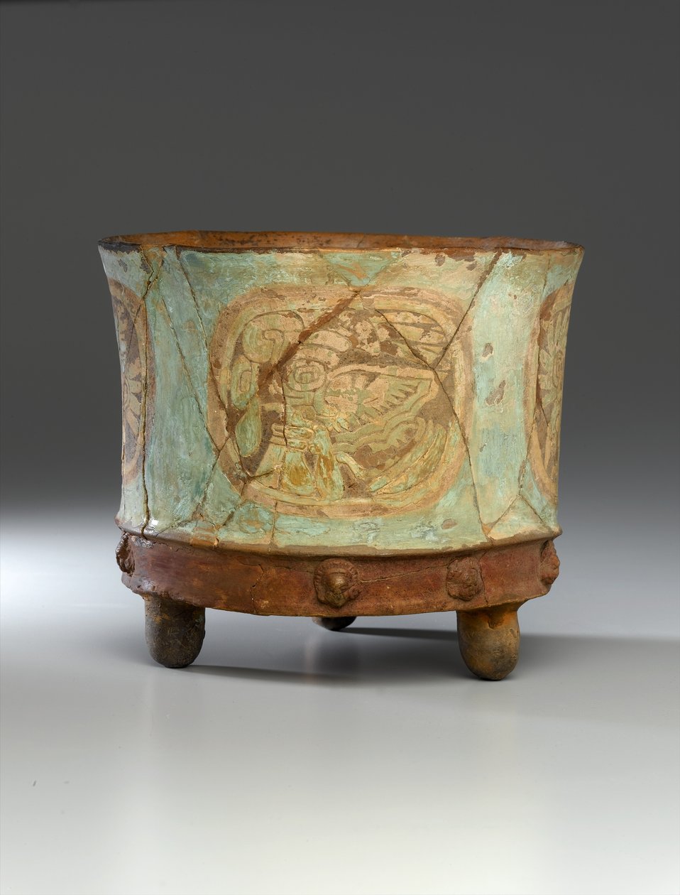 Tripod Jar, c.800 (agyag) (lásd még: 278902-278904) alkotó: Teotihuacan