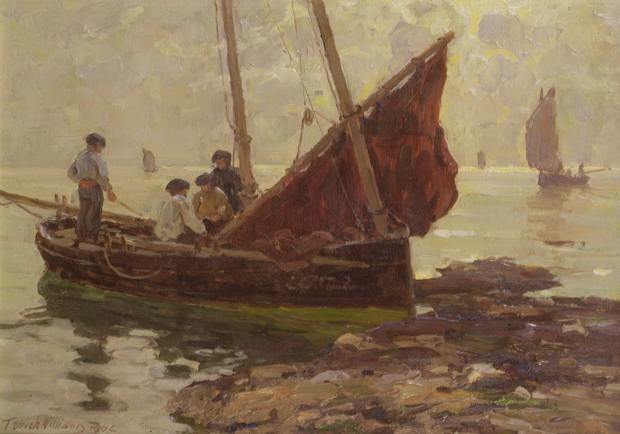 Reggel a sziklákon, Concarneau alkotó: Terrick Williams