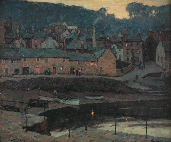 Este, Egérlyuk, Cornwall (olaj, vászon) alkotó: Terrick Williams
