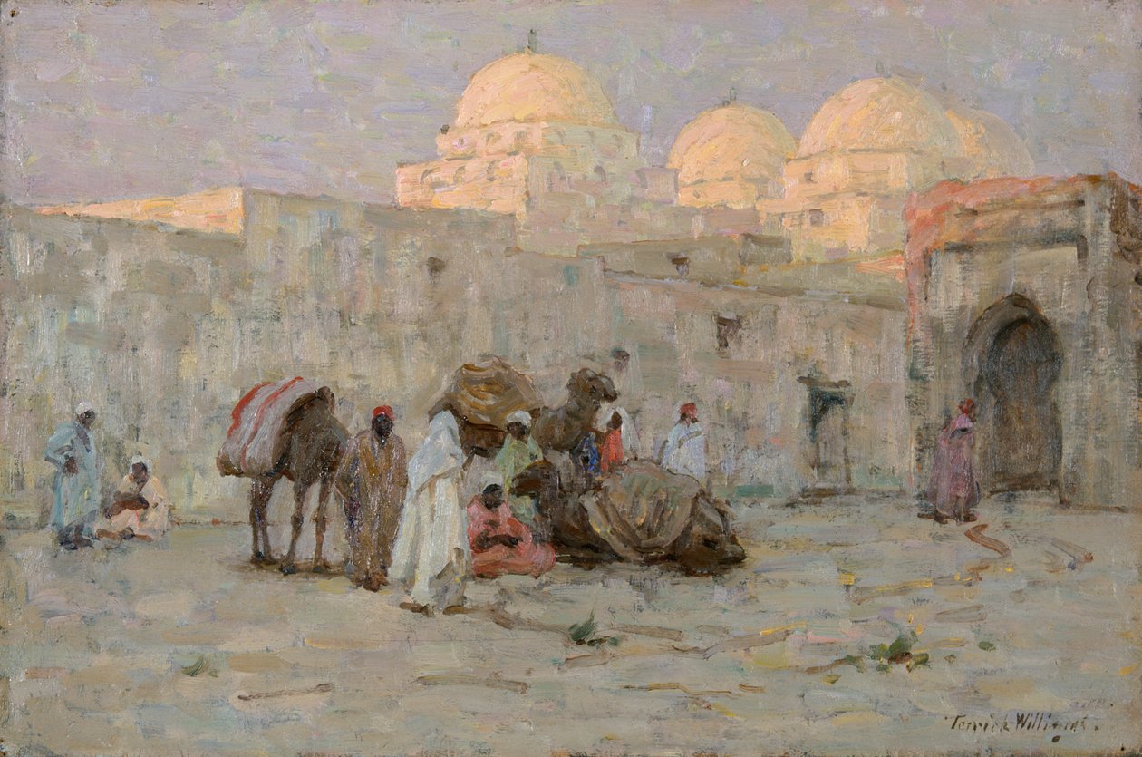 "Kairouan, az utolsó ragyogás", 1880-1936 alkotó: Terrick Williams