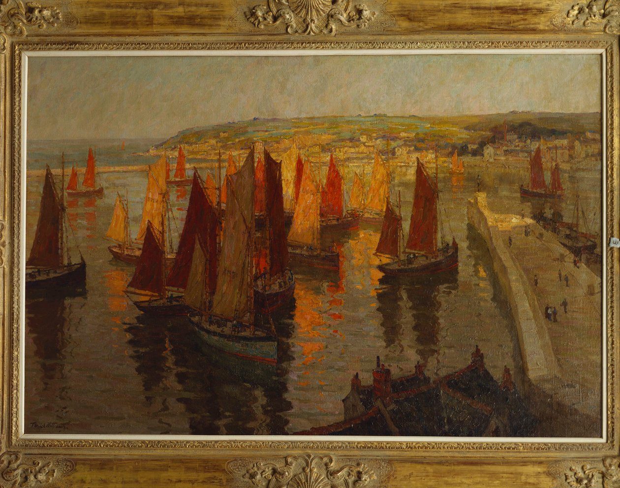 Piros és arany, Brixham alkotó: Terrick Williams