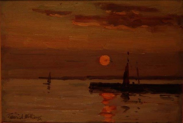 Naplemente, Concarneau, Bretagne alkotó: Terrick Williams