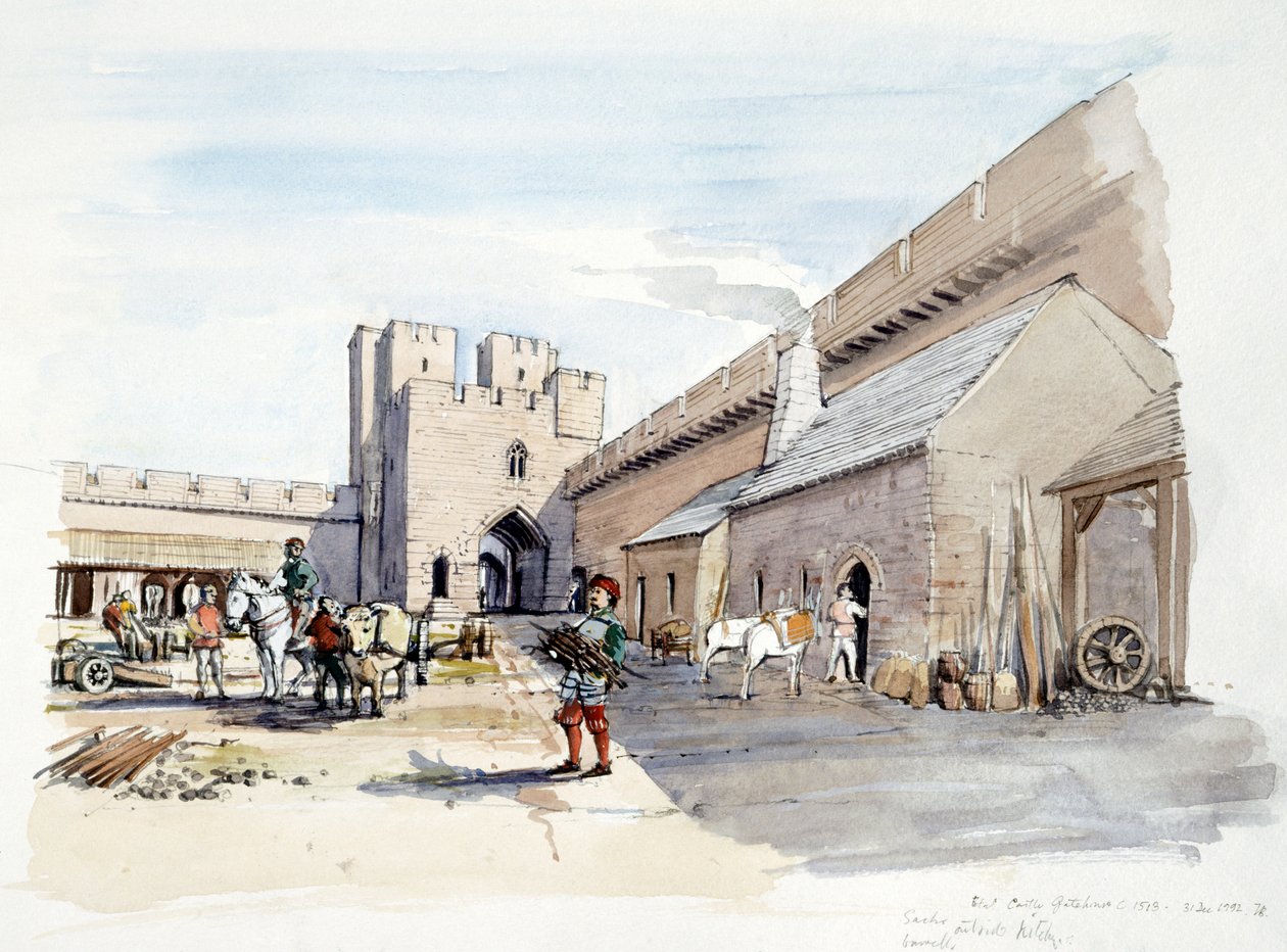Etal kastély, c1513, c1990-2010 alkotó: Terry Ball