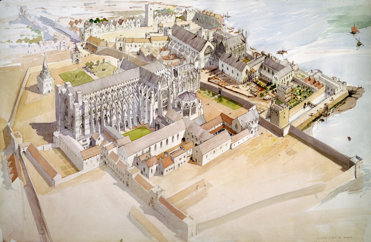 Jewel Tower, Westminster, c1510, c1990-2010. alkotó: Terry Ball