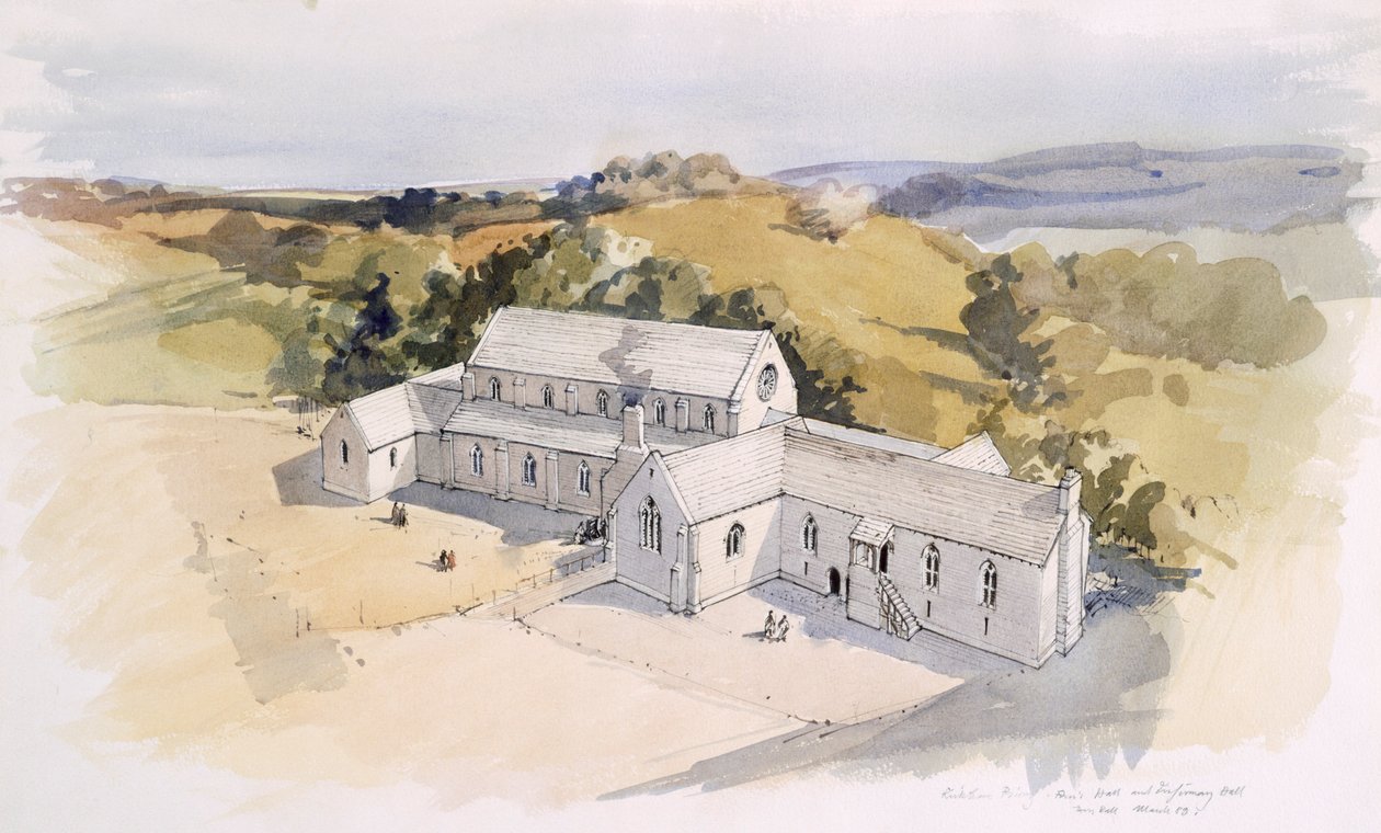 Kirkham Priory, North Yorkshire, 1989 alkotó: Terry Ball