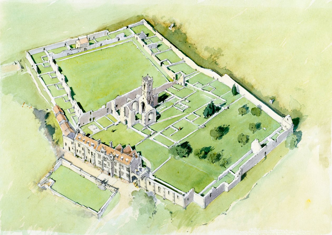 Mount Grace Priory, 15. század, 1990-2010 alkotó: Terry Ball