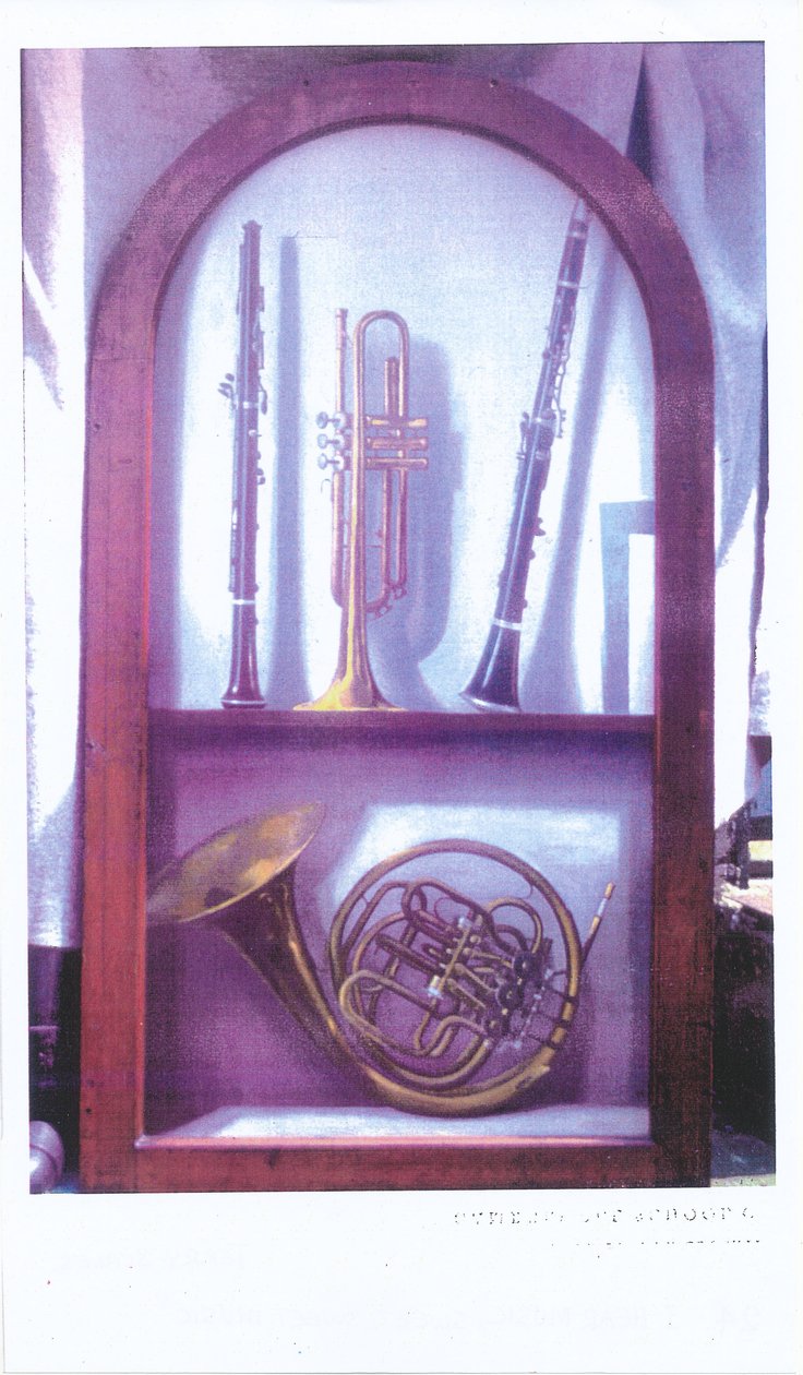 I Hear Music, Sweet Music (1985) olaj, panel alkotó: Terry Scales