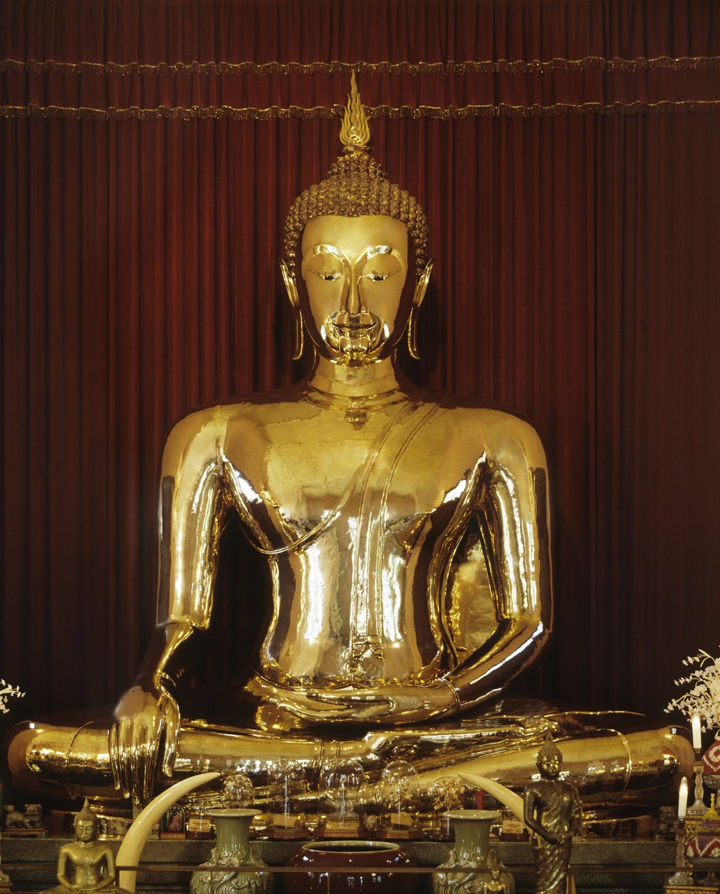Buddha kép (arany) alkotó: Thai School