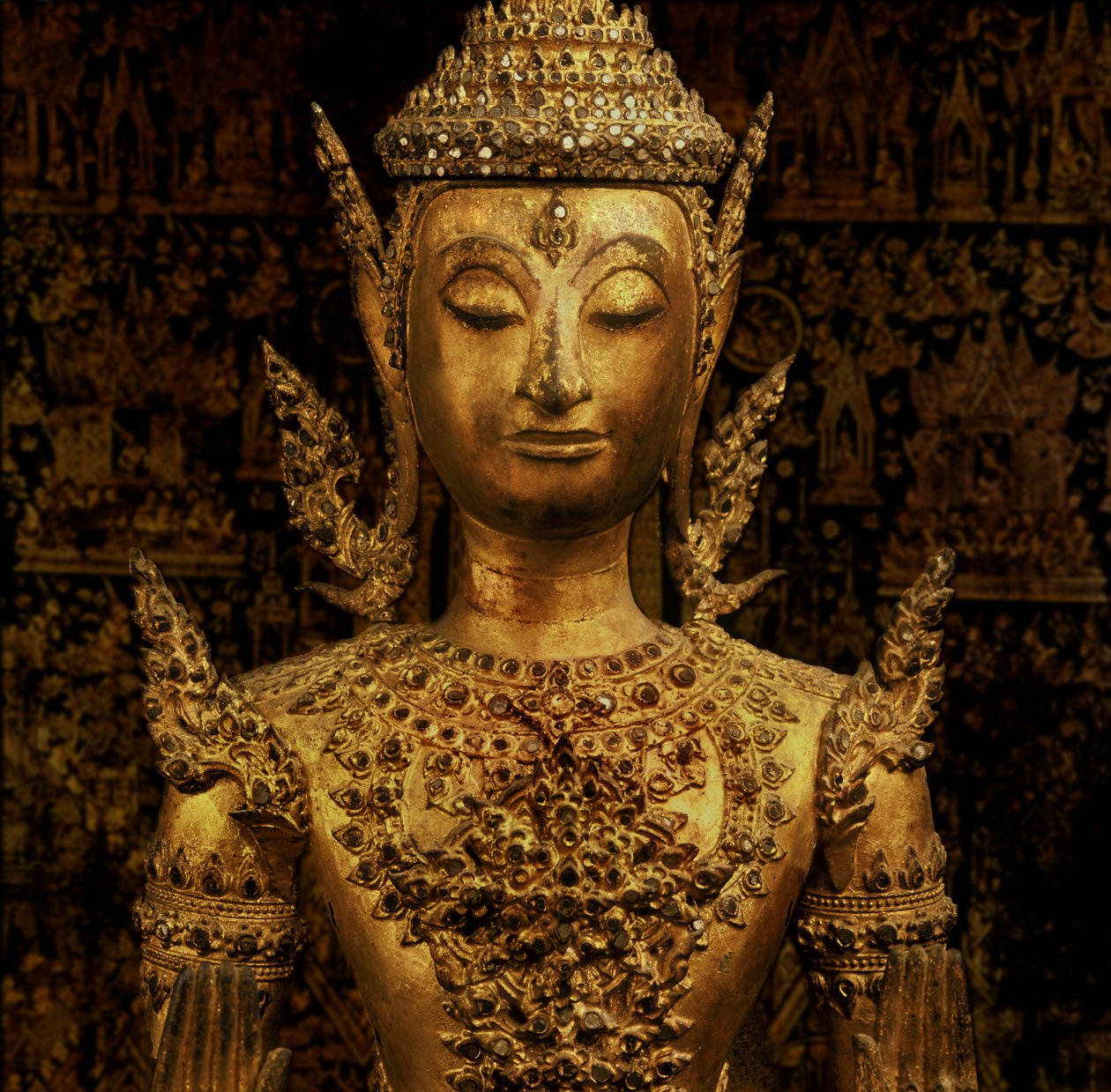 Buddha Abhaya Mudrában áll, Rattanakosin stílus, 5. század közepe (bronz) alkotó: Thai School