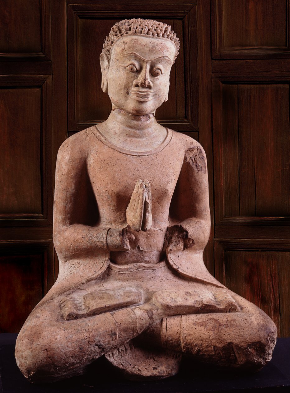 Tanítvány, Davaravati-korszak (terrakotta) alkotó: Thai School