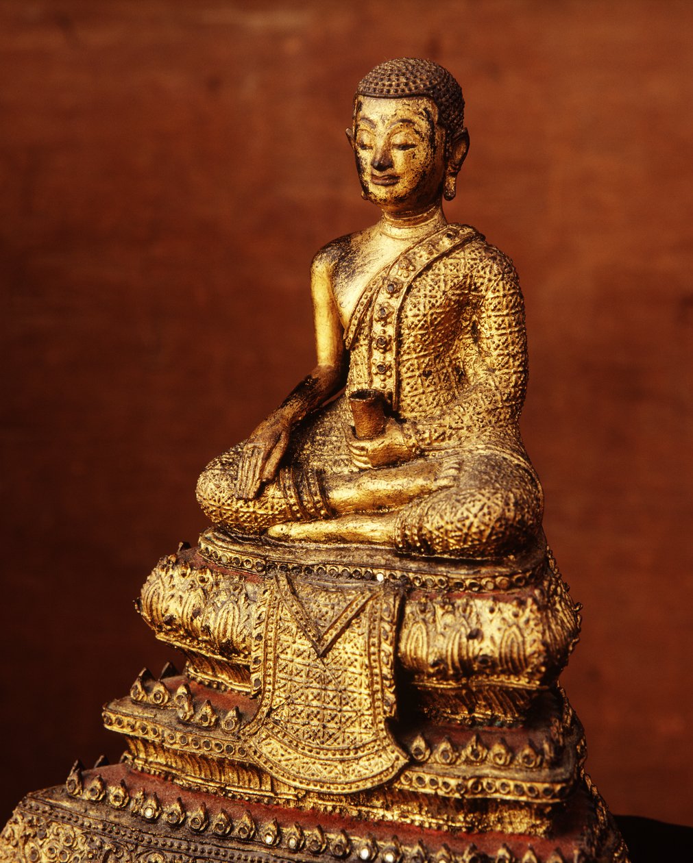 Szerzetes kép a 19. század elejéről (bronz) alkotó: Thai School