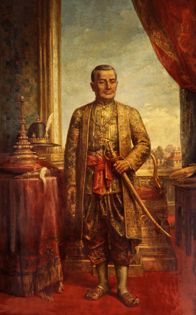 Buddha Yodfa Chulaloke portréja alkotó: Thai School