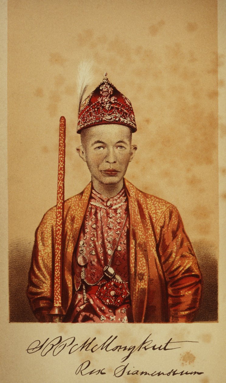 Mongkut király portréja alkotó: Thai School