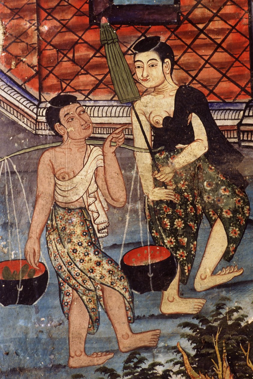 Thai nők (falfestmény) alkotó: Thai School