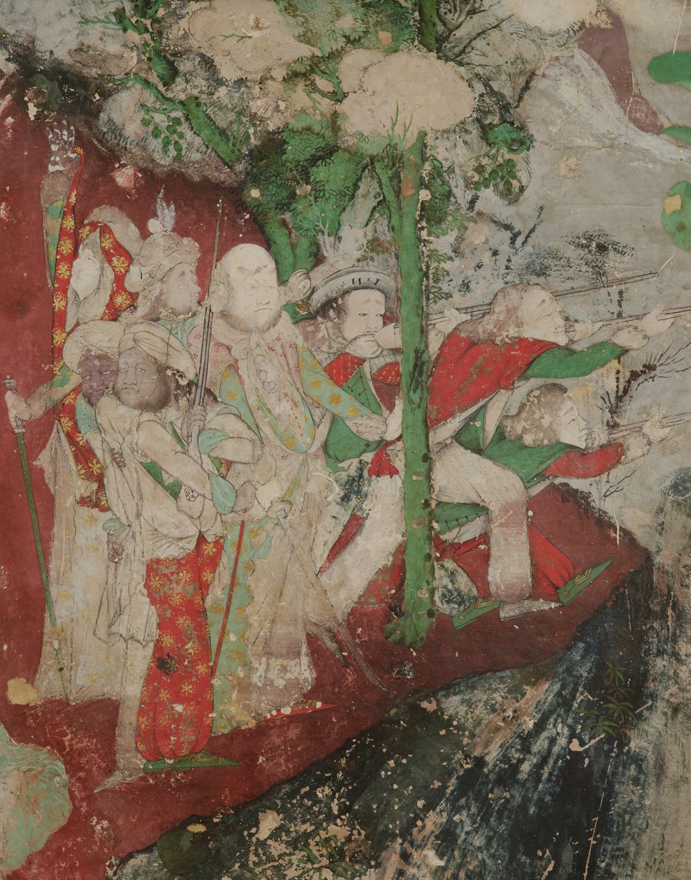 Western Mercenaries, Wat Suwannaram, Thonburi, 1831 alkotó: Thai School
