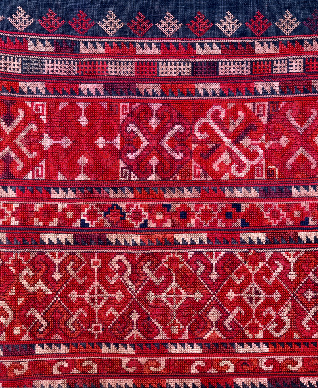 Yao törzs szövet, Thaiföld északi része (textil) alkotó: Thai School