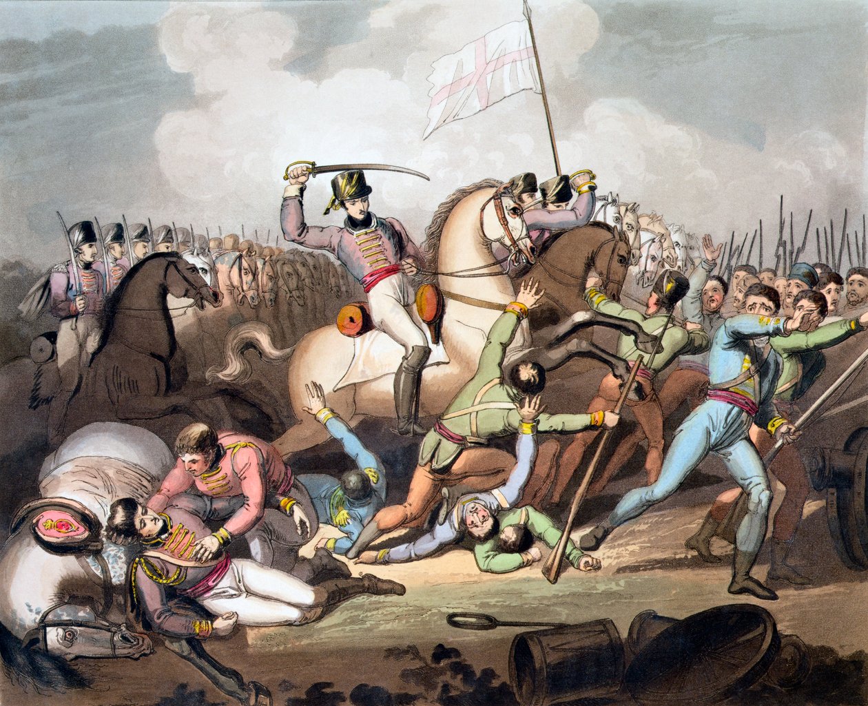 Salamancai csata, Spanyolország, 1812. július 21., 1819 alkotó: Thales Fielding