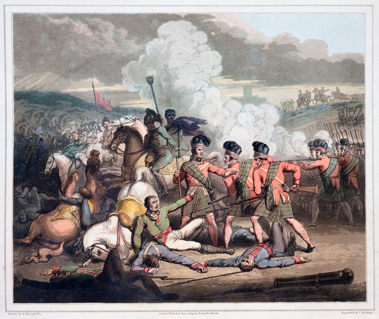 Vimeirói csata, Portugália, 1808. augusztus 1., 1819 alkotó: Thales Fielding